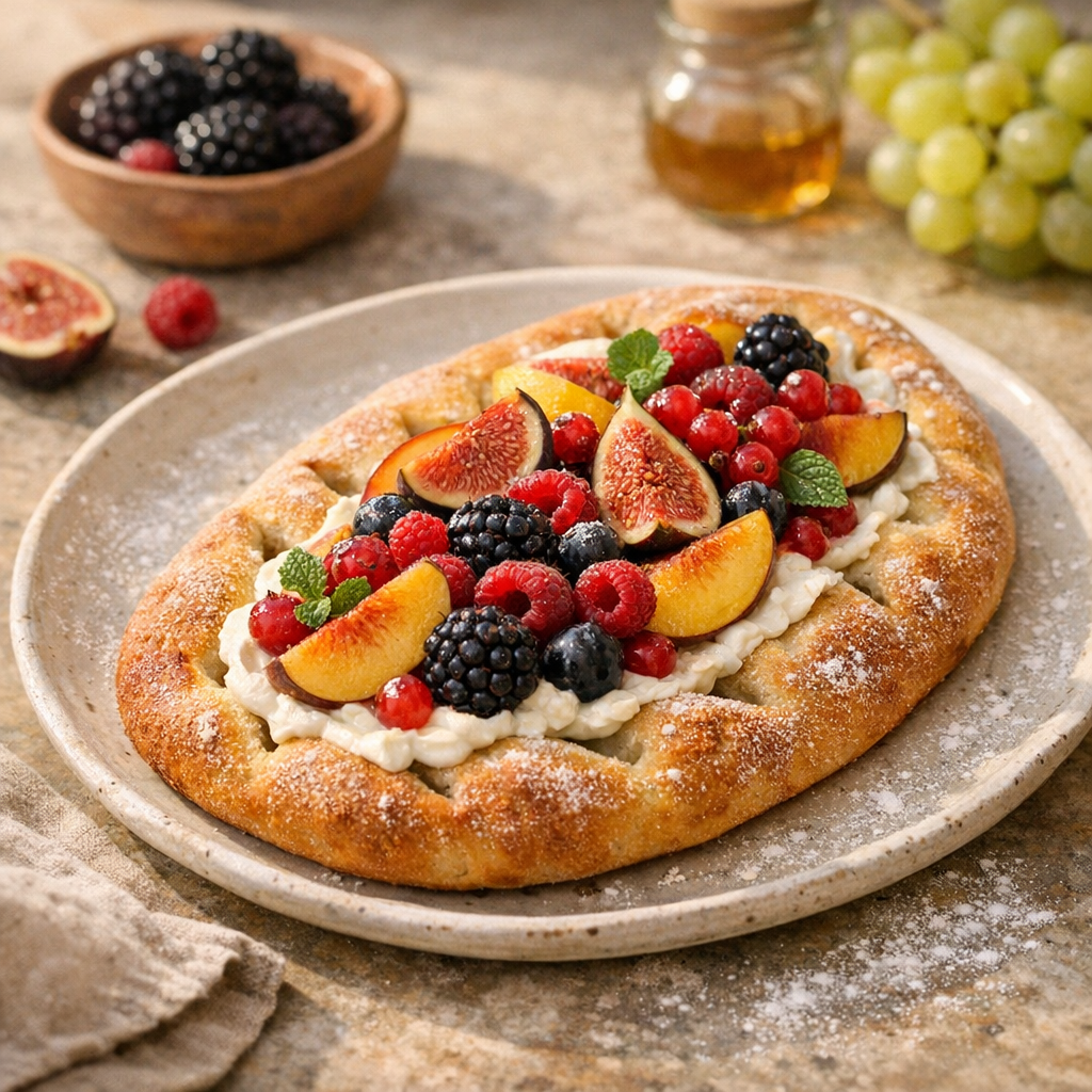 Comment réussir une fougasse Catalane à la crème et aux fruits