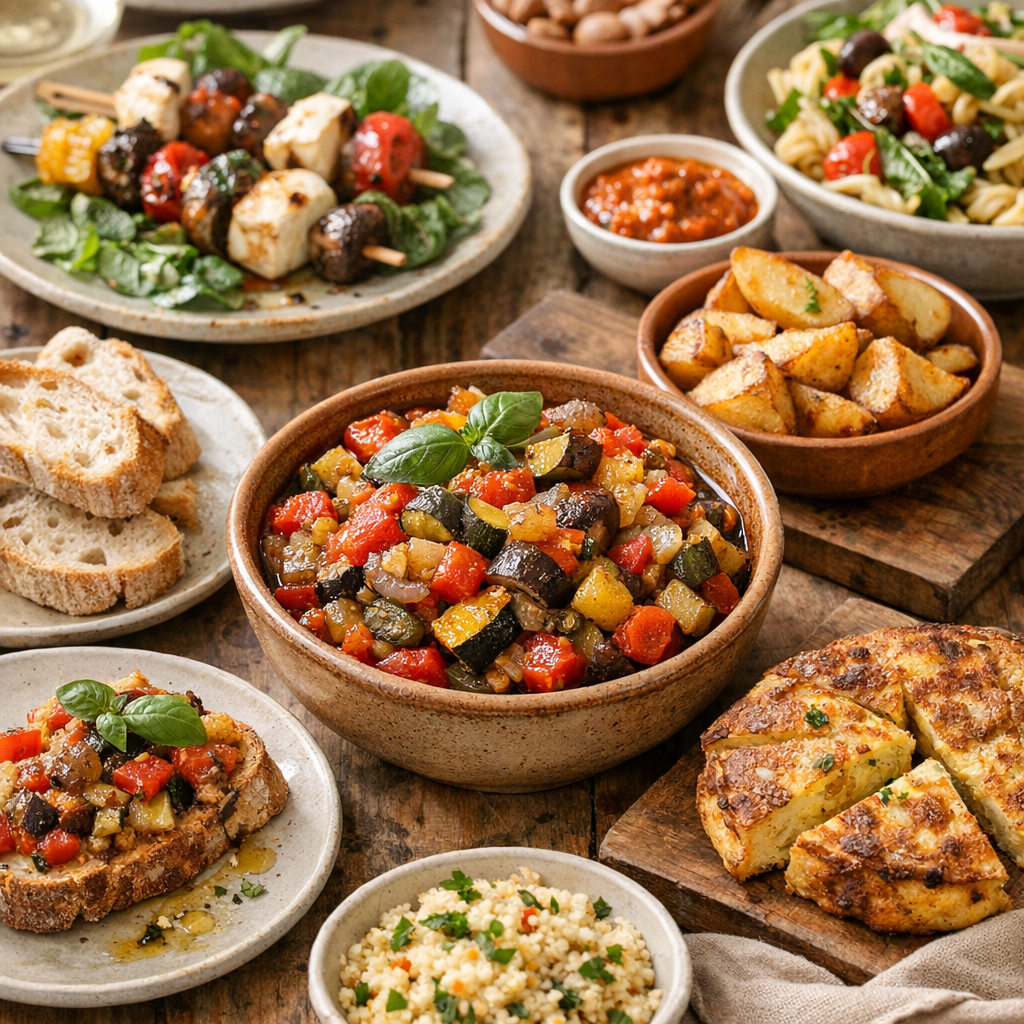Que faire avec une ratatouille froide, d’hiver ou façon espagnole végétarienne ?