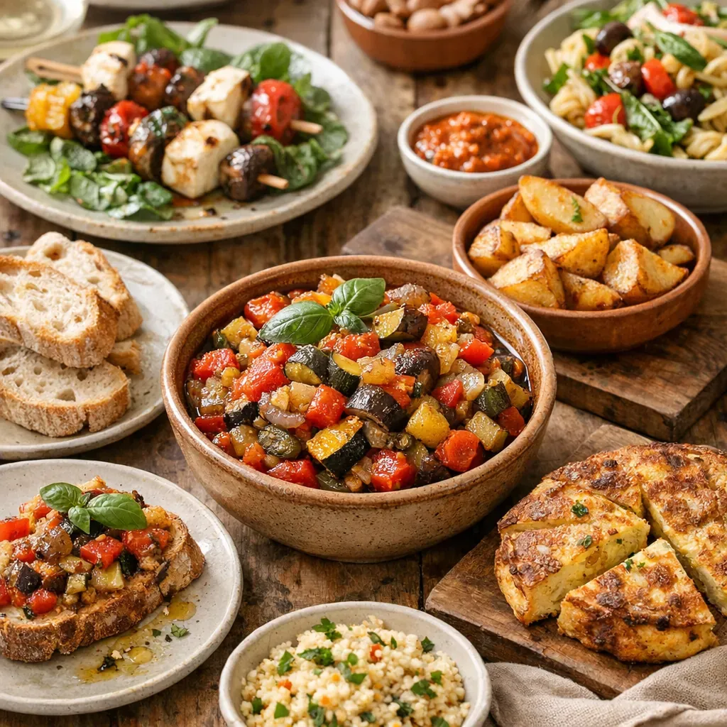Que faire avec une ratatouille froide, d’hiver ou façon espagnole végétarienne ?