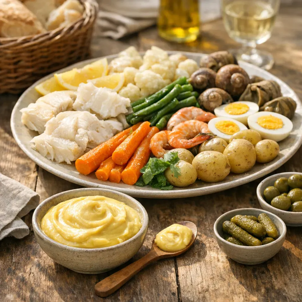 Quand une recette dit « aïoli traditionnel », parle-t-on de la sauce seule ou du grand aïoli provençal avec morue et lég