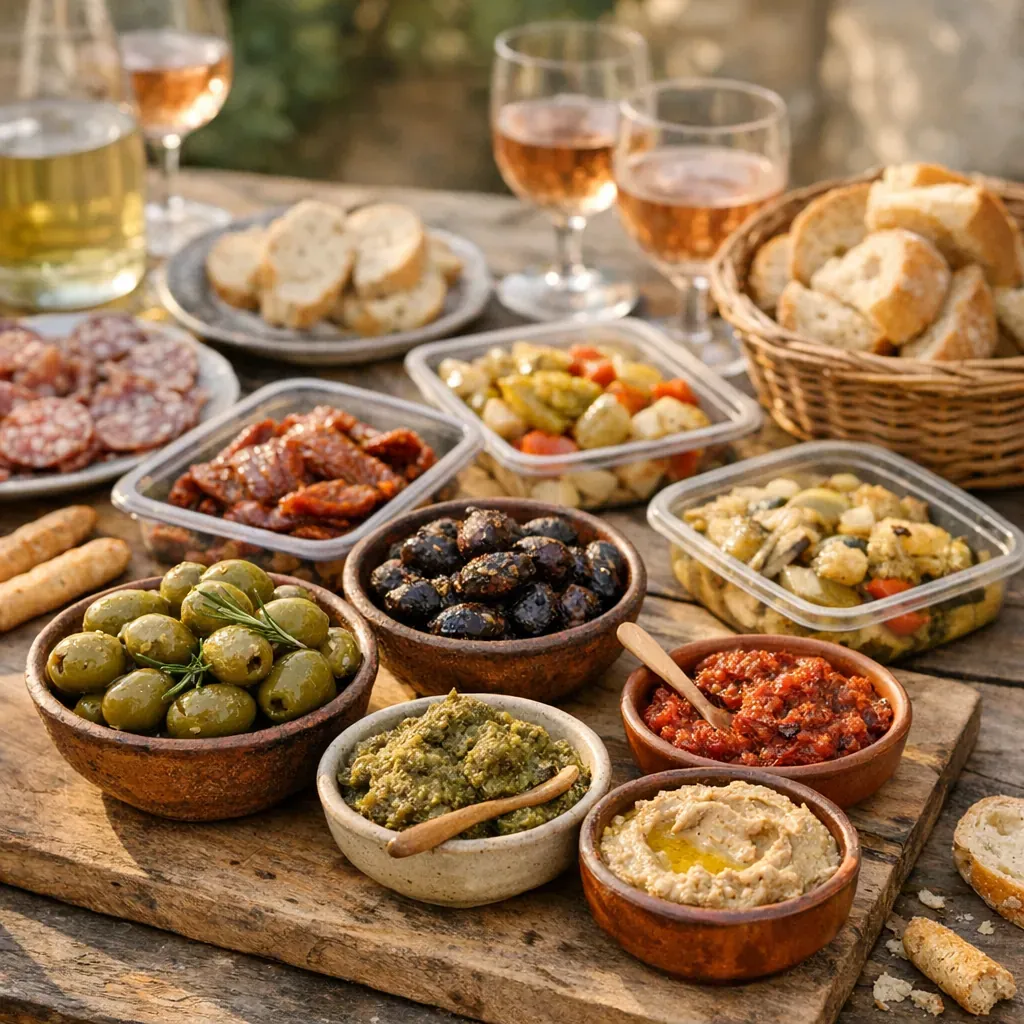 Olives, barquettes et tartinables : le vrai socle salé d’un apéritif à la provençale