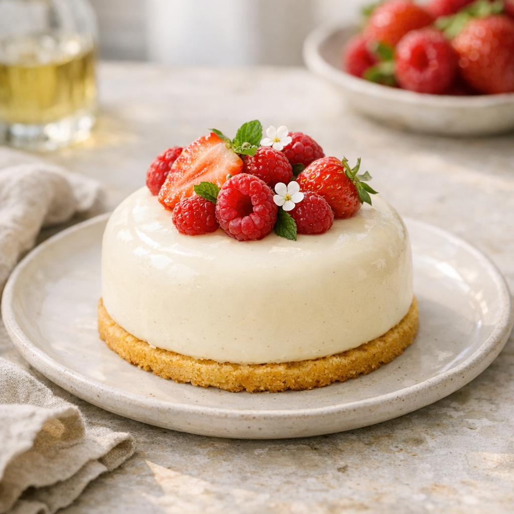 Un bavarois Vanille inspiré de Michalak se prépare à la maison
