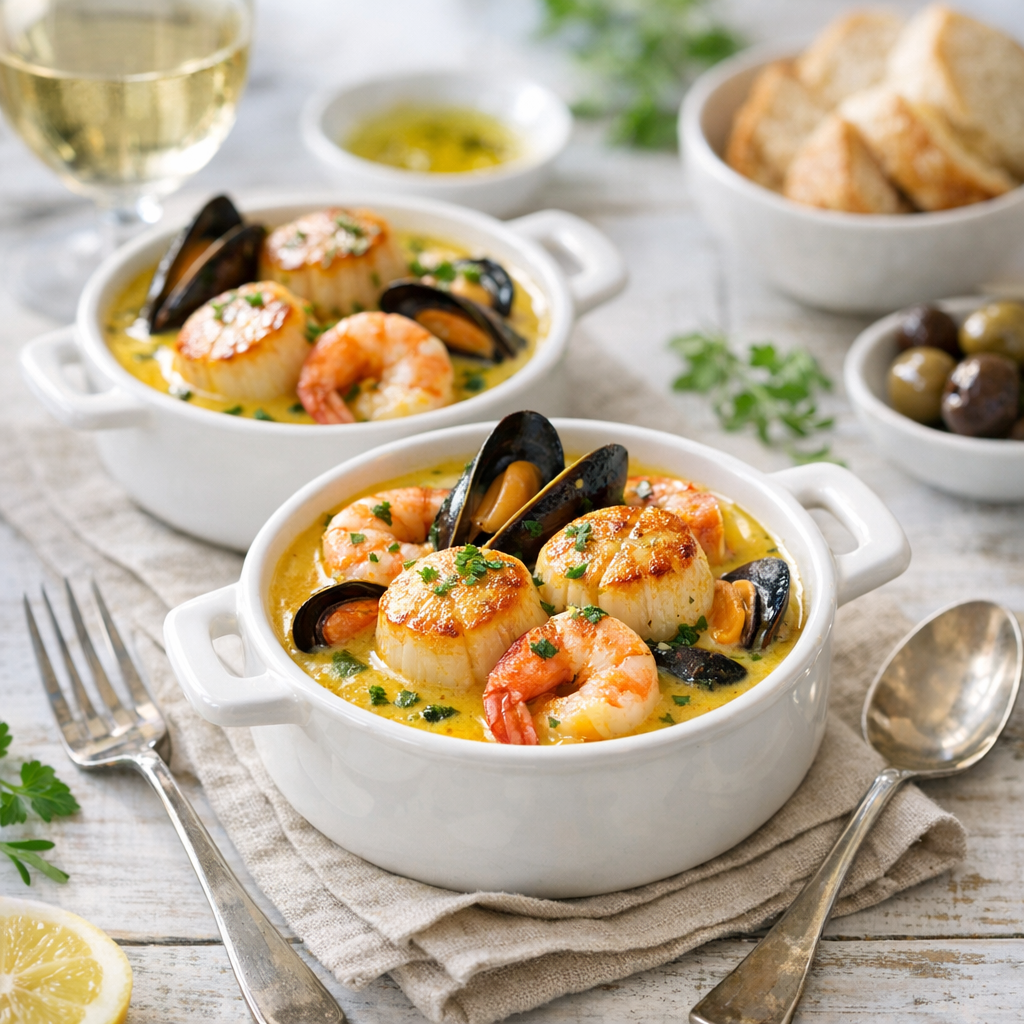 La cassolette de fruits de Mer grand chef : une entrée raffinée