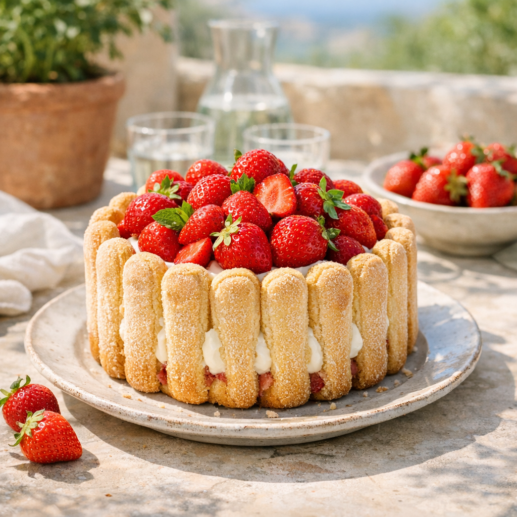 La charlotte aux fraises inratable : recette facile et rapide