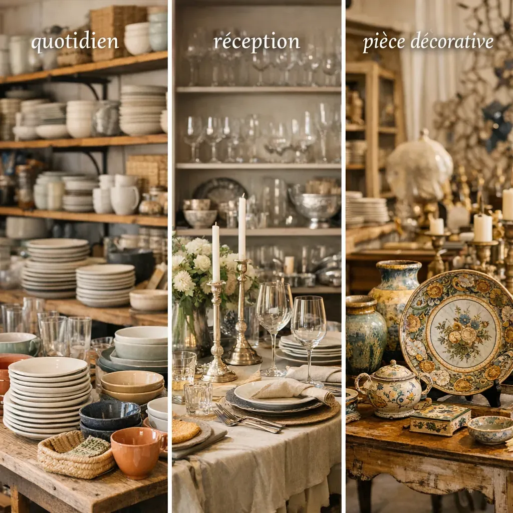 3 profils de magasins à viser selon votre table : quotidien, réception, pièce décorative