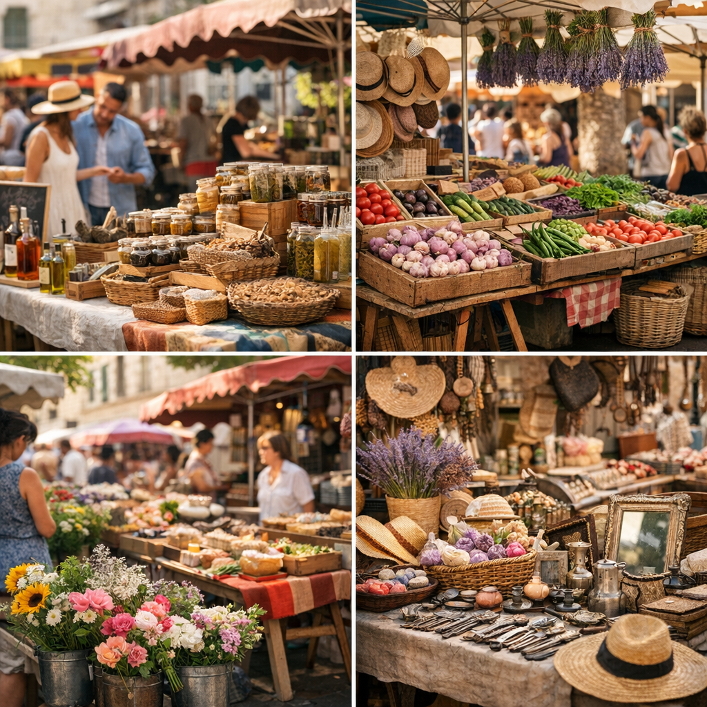 Exemples de marchés de Provence à choisir selon votre objectif de visite