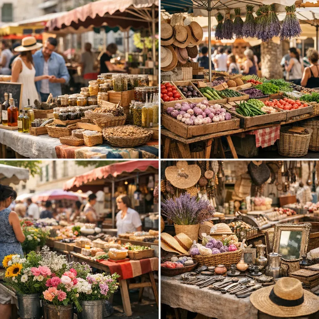 Exemples de marchés de Provence à choisir selon votre objectif de visite