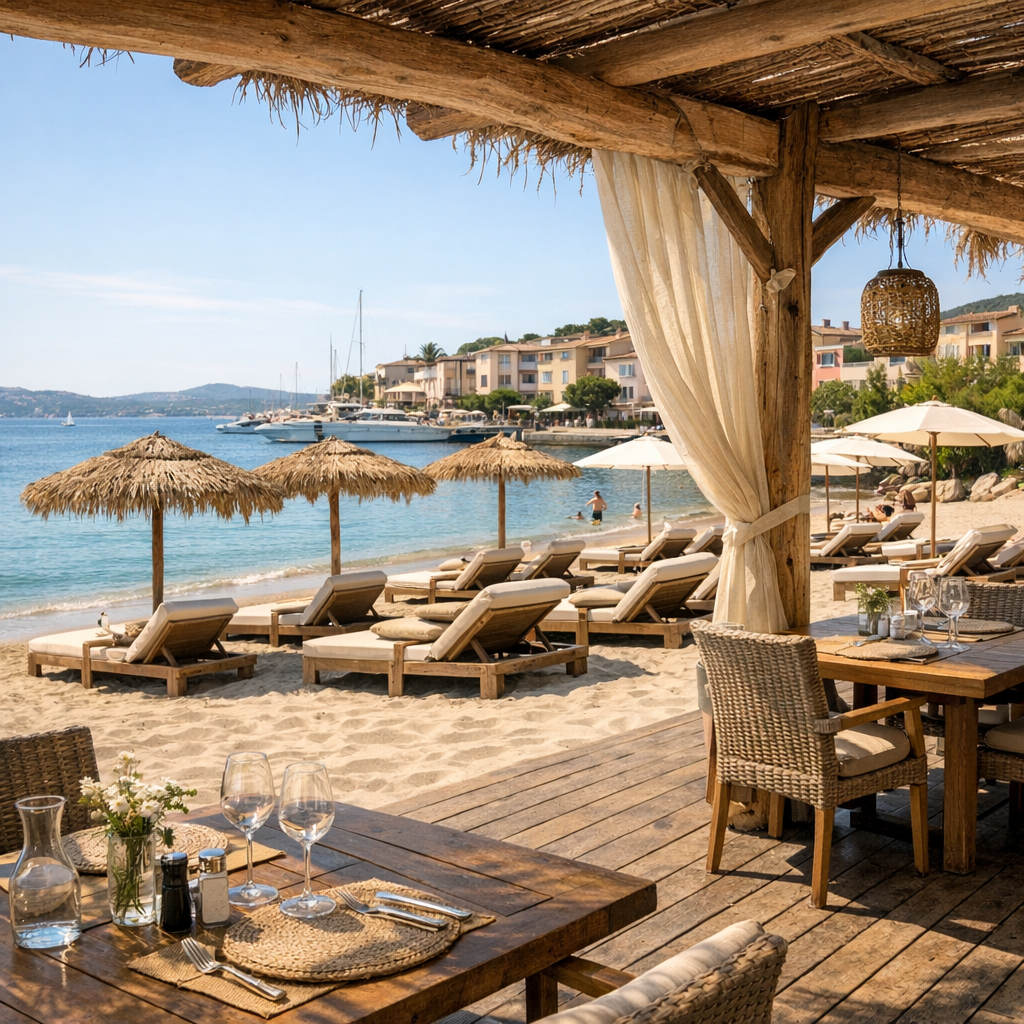 Comment choisir un Restaurant de Plage à Port Grimaud
