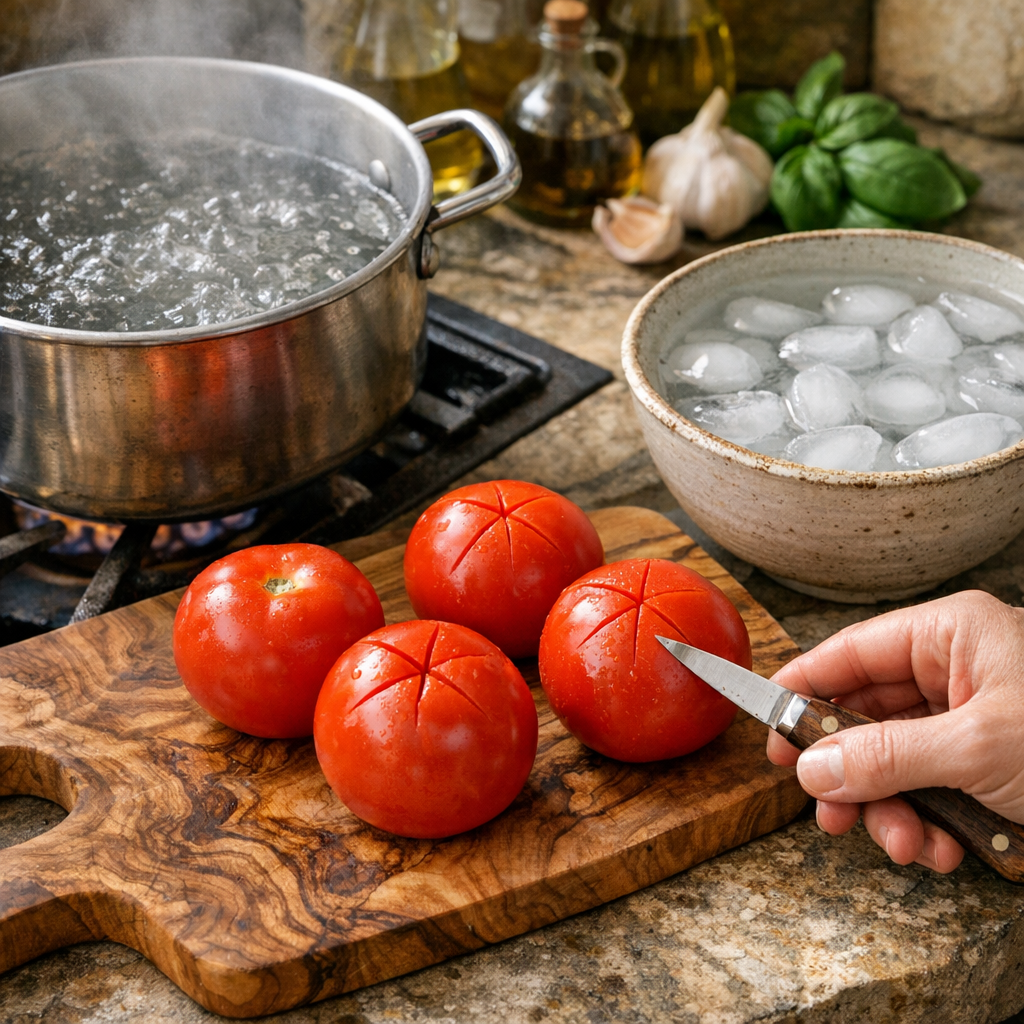 Comment monder les tomates sans abîmer leur chair ?