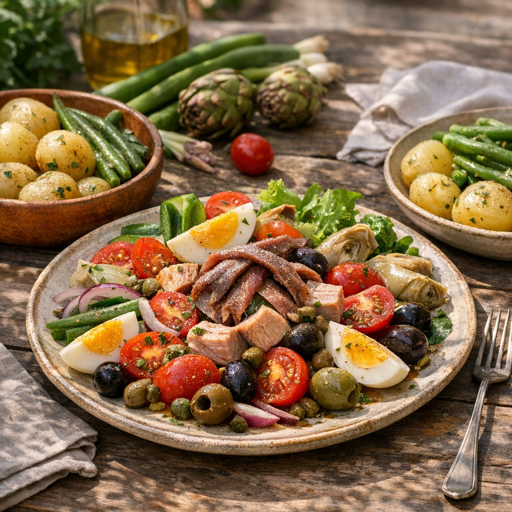 Que met-on vraiment dans une Salade Niçoise ?