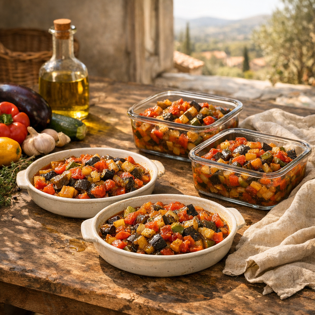 Comment congeler la ratatouille sans perdre sa texture