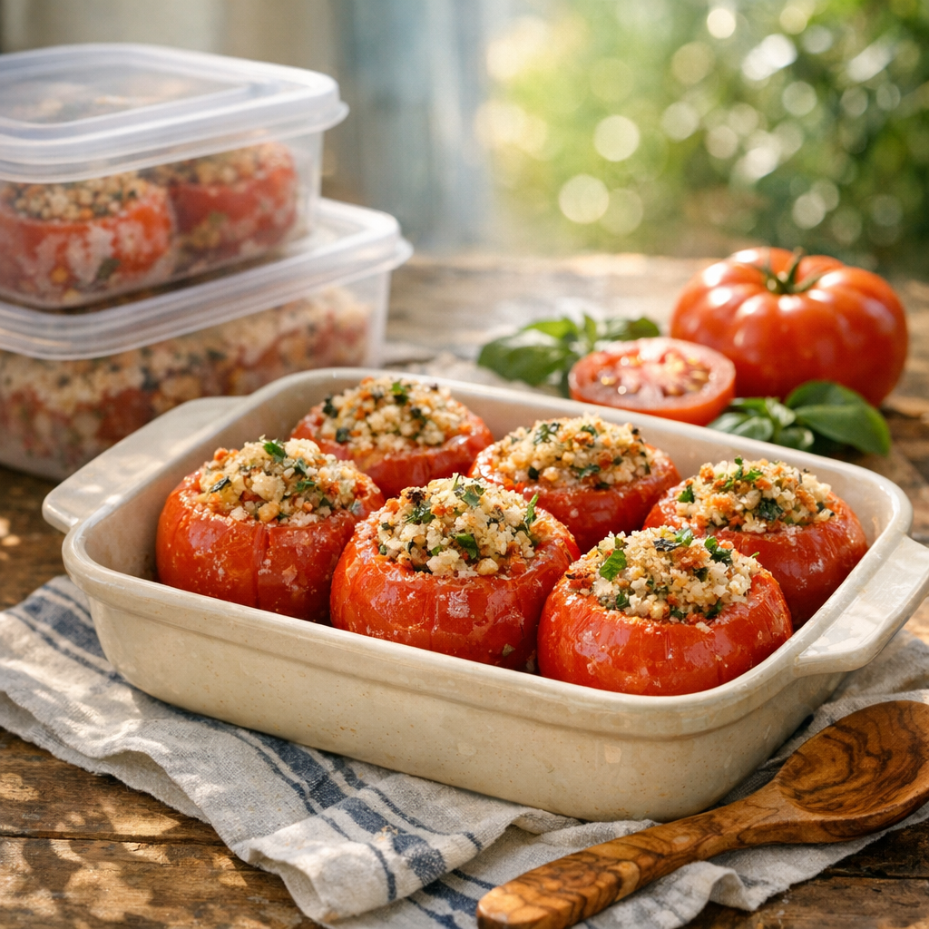 Comment congeler des tomates farcies sans perdre leur tenue