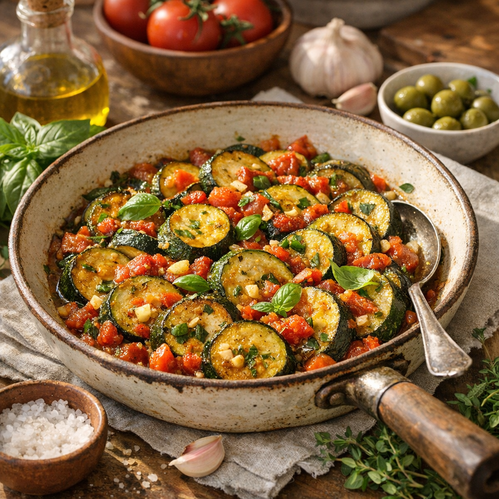 La courgette à la provençale : recette à la poêle et astuces