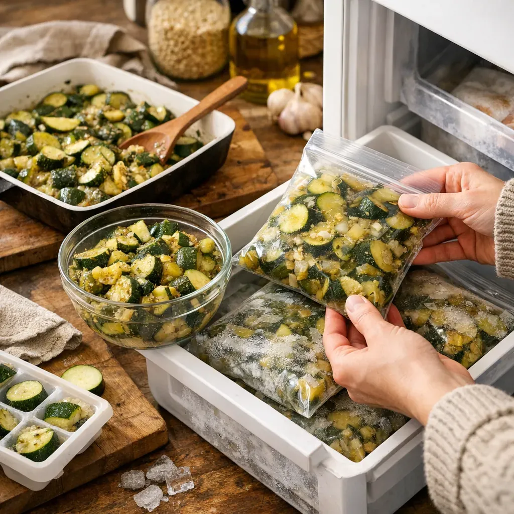 Peut-on congeler des courgettes cuisinées&nbsp; ?