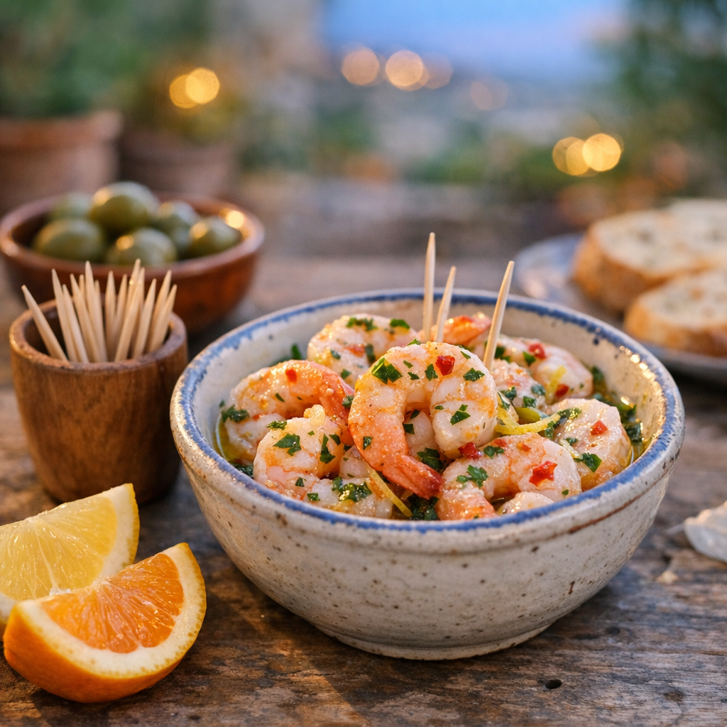 Les crevettes marinées pour l’apéro sans cuisson : citron et finesse