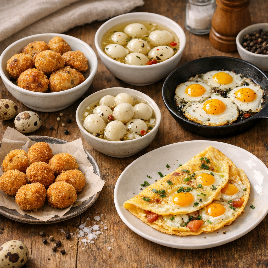 3. Variantes : frits, panés, au vinaigre, au plat et en omelette