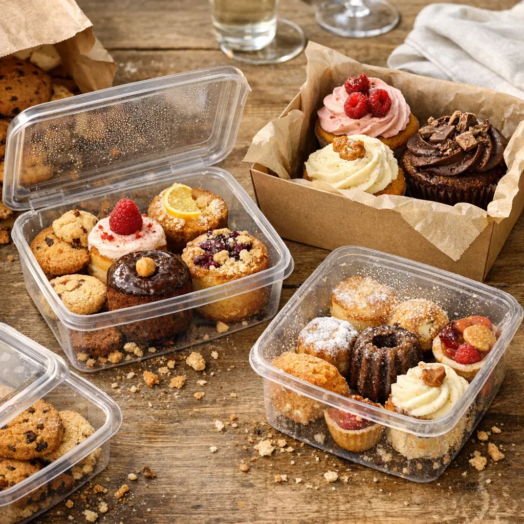 Cookies, sablés, mini cakes, cupcakes : le test transport, miettes et humidité