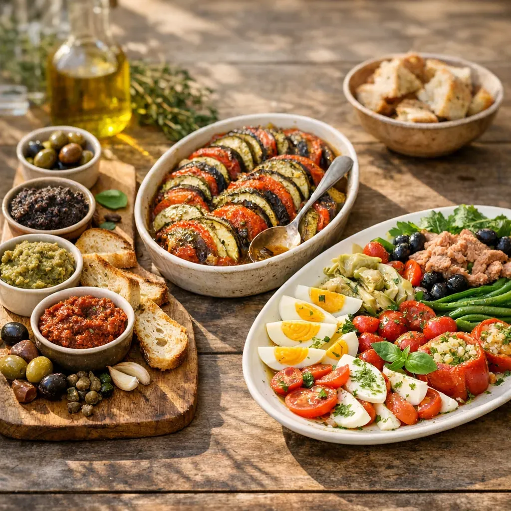 3 familles d’entrées plus parlantes que la simple liste tapenade-tian-salade