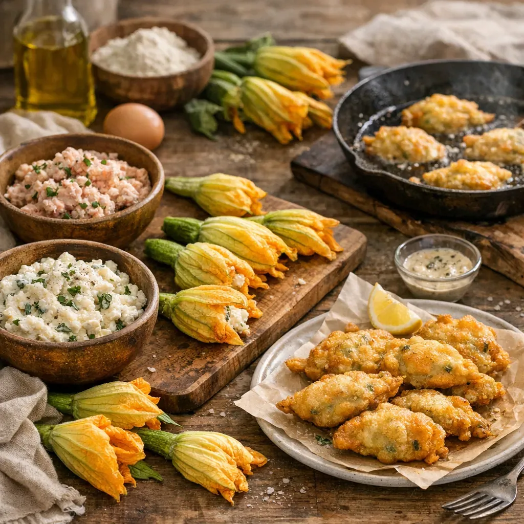 Quelle farce choisir, et que faire avec les fleurs de courges