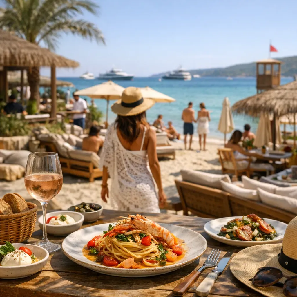 En savoir plus sur l’expérience : cuisine, plage et tempo tropézien