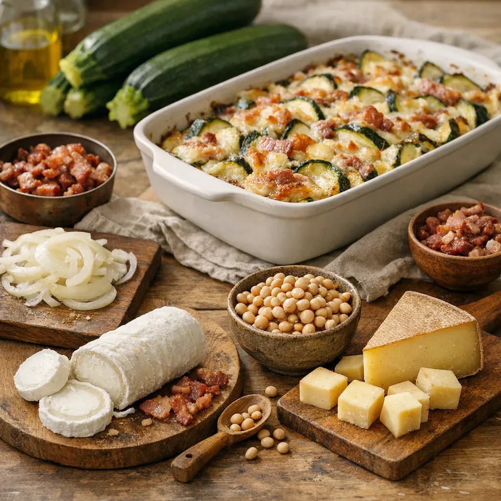 Variantes : oignons, chèvre, soja ou fromage de montagne