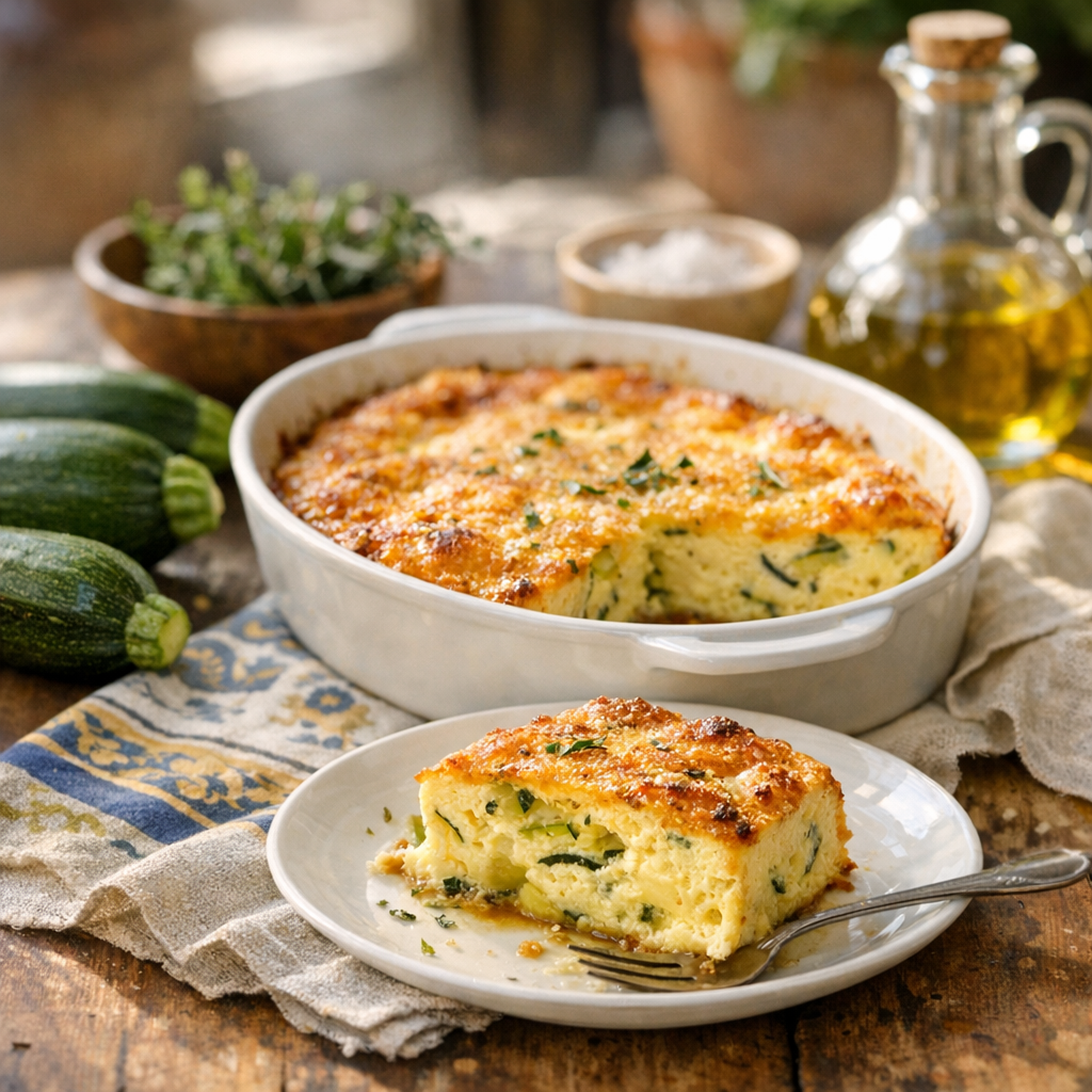 Le gratin ou flan de courgettes : la texture guide le choix