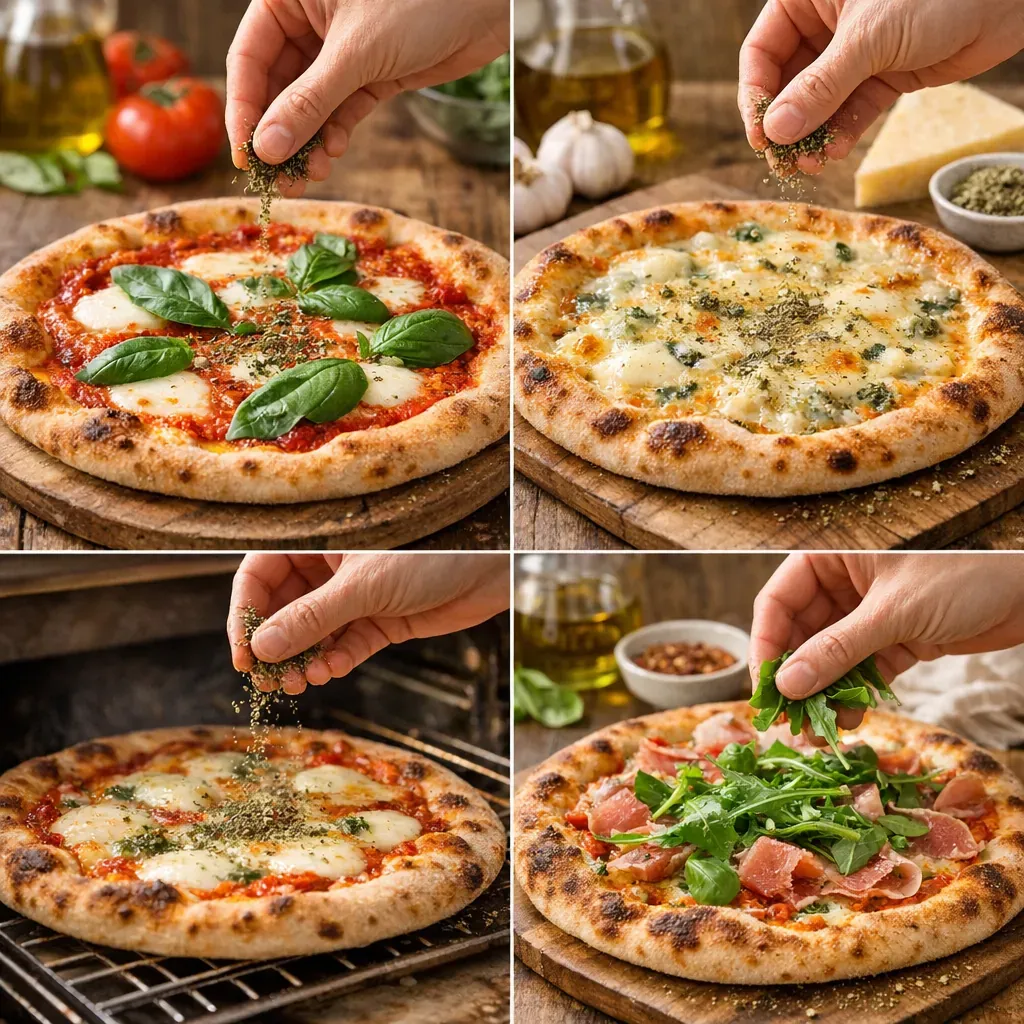 Nos conseils d’utilisation des herbes à pizza selon la base, le fromage et le moment d’ajout