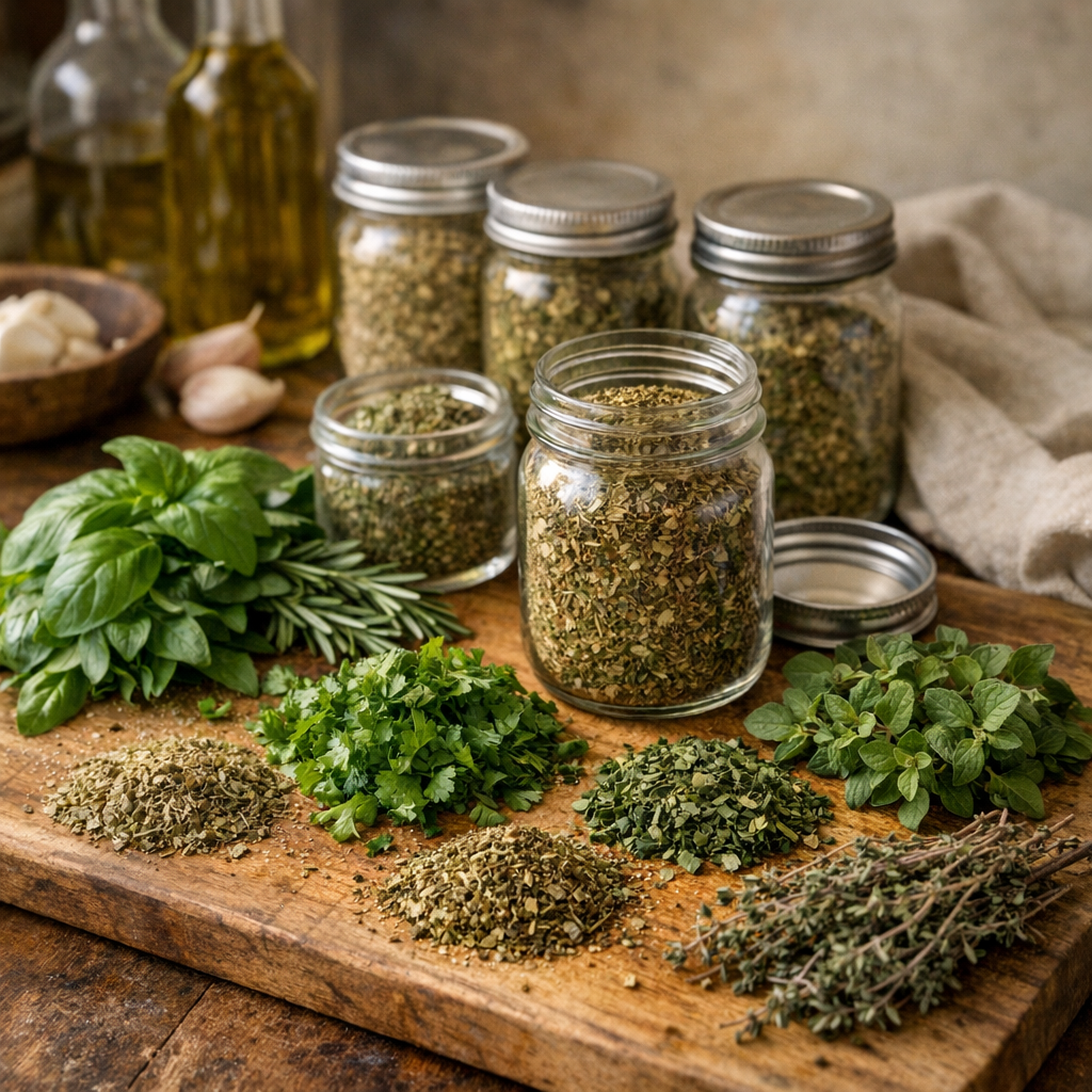 Quelles herbes trouve-t-on le plus souvent dans les recettes et les pots du commerce ?