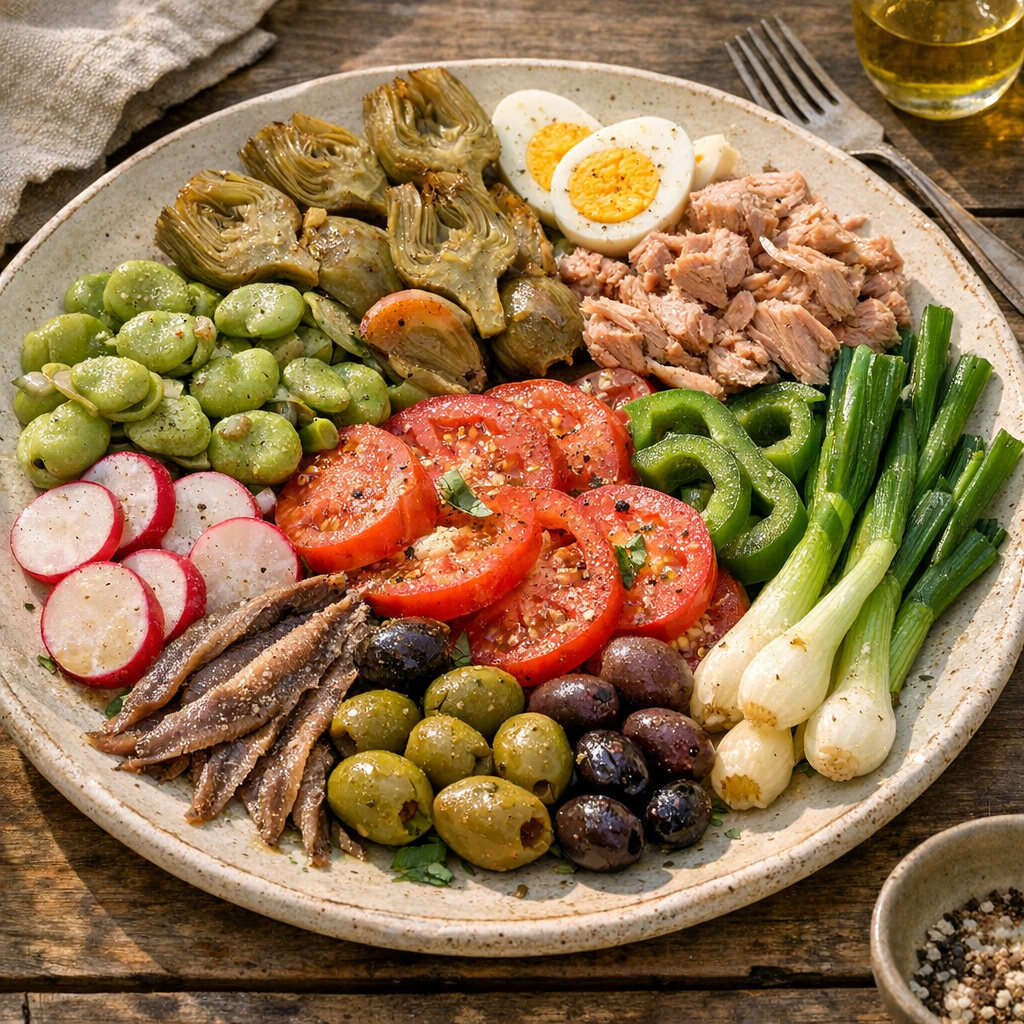 Quels ingrédients font la vraie Salade Niçoise traditionnelle ?