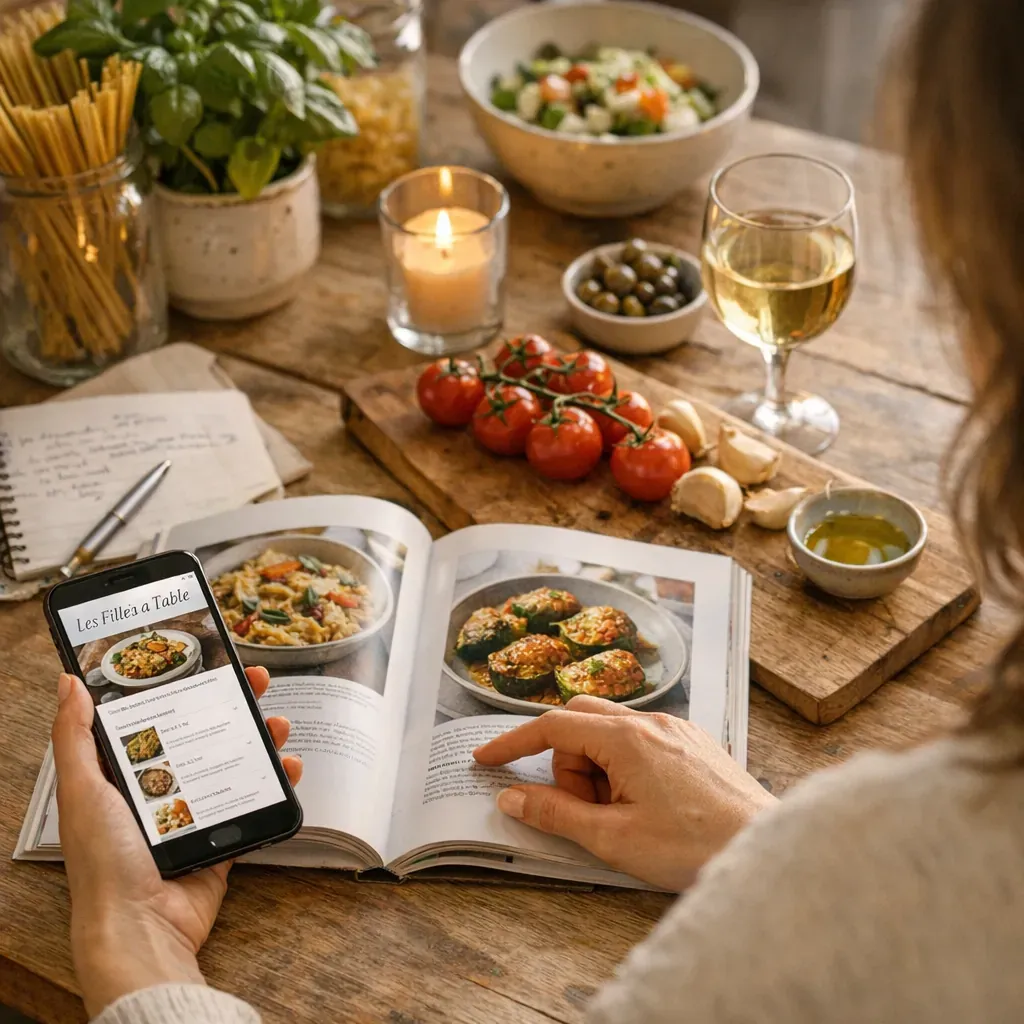 Comment choisir une recette Les filles à table pour ce soir