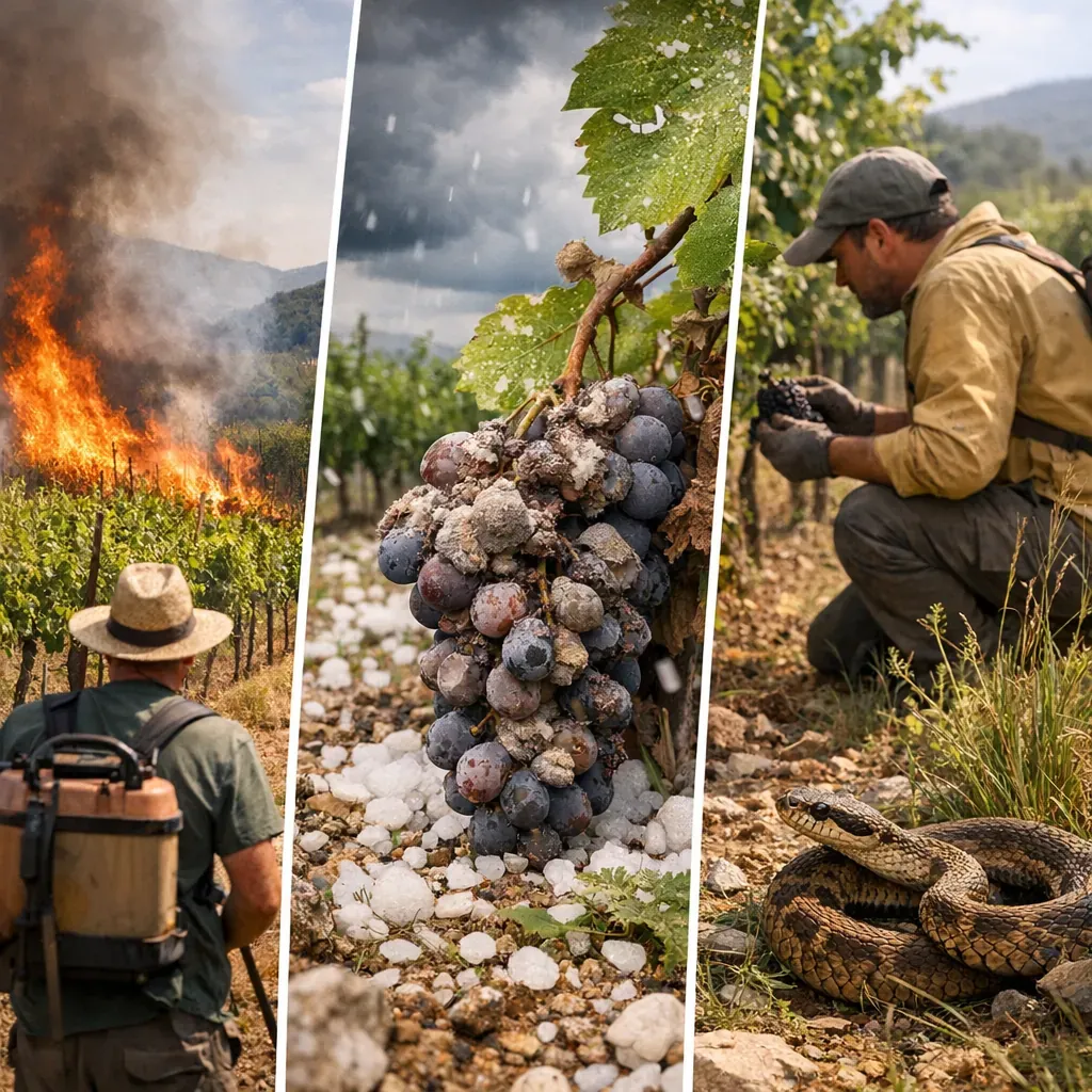 Trois risques à lire sur le terrain dans les vignobles du Var
