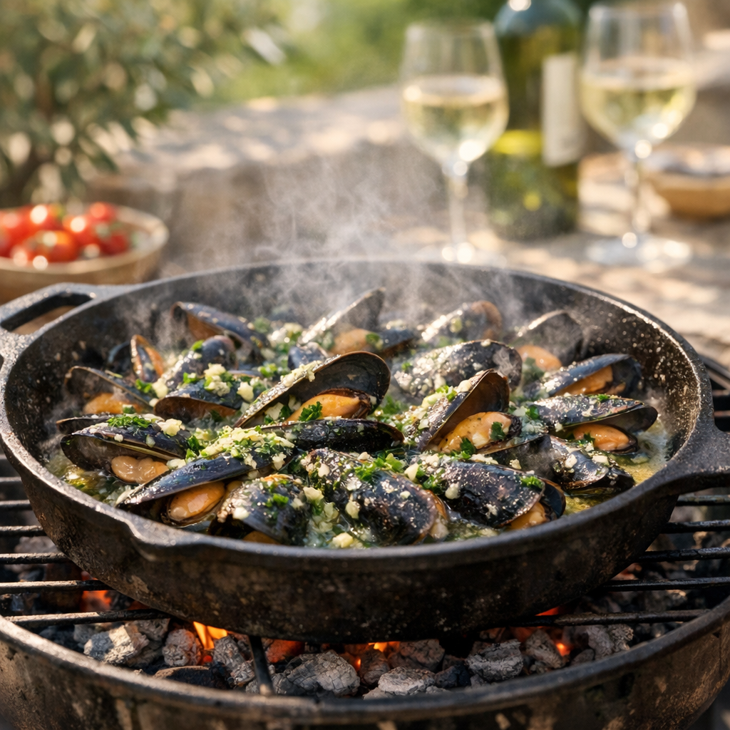 Comment réussir des Moules au barbecue sans perdre leur jus