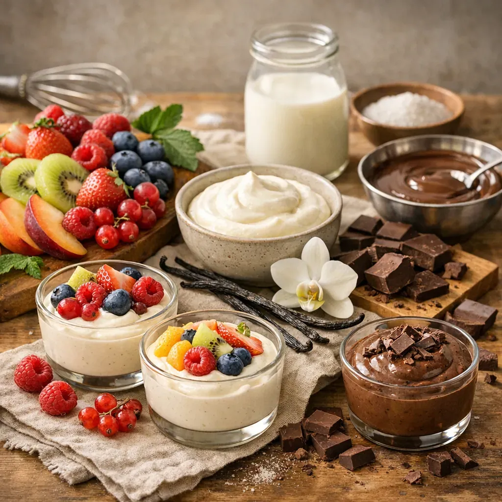 Aromatiser : fruits de saison, vanille ou chocolat