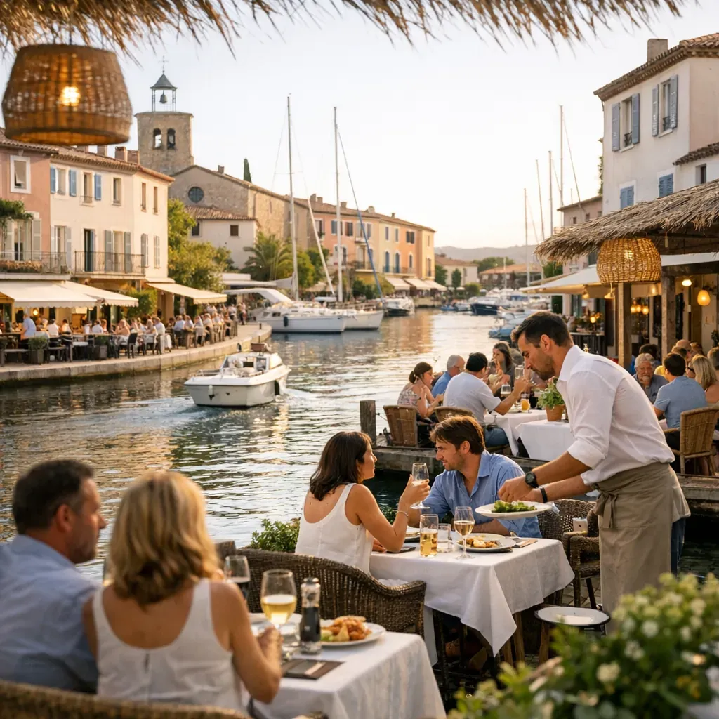 Restaurants à Port-Grimaud : des saveurs au fil de l’eau, mais pas hors du temps