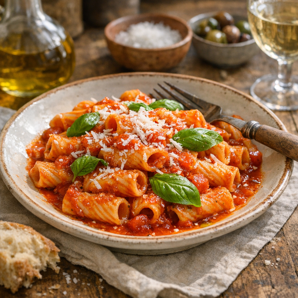 Les pâtes à la sauce tomate sont meilleures avec les bons repères