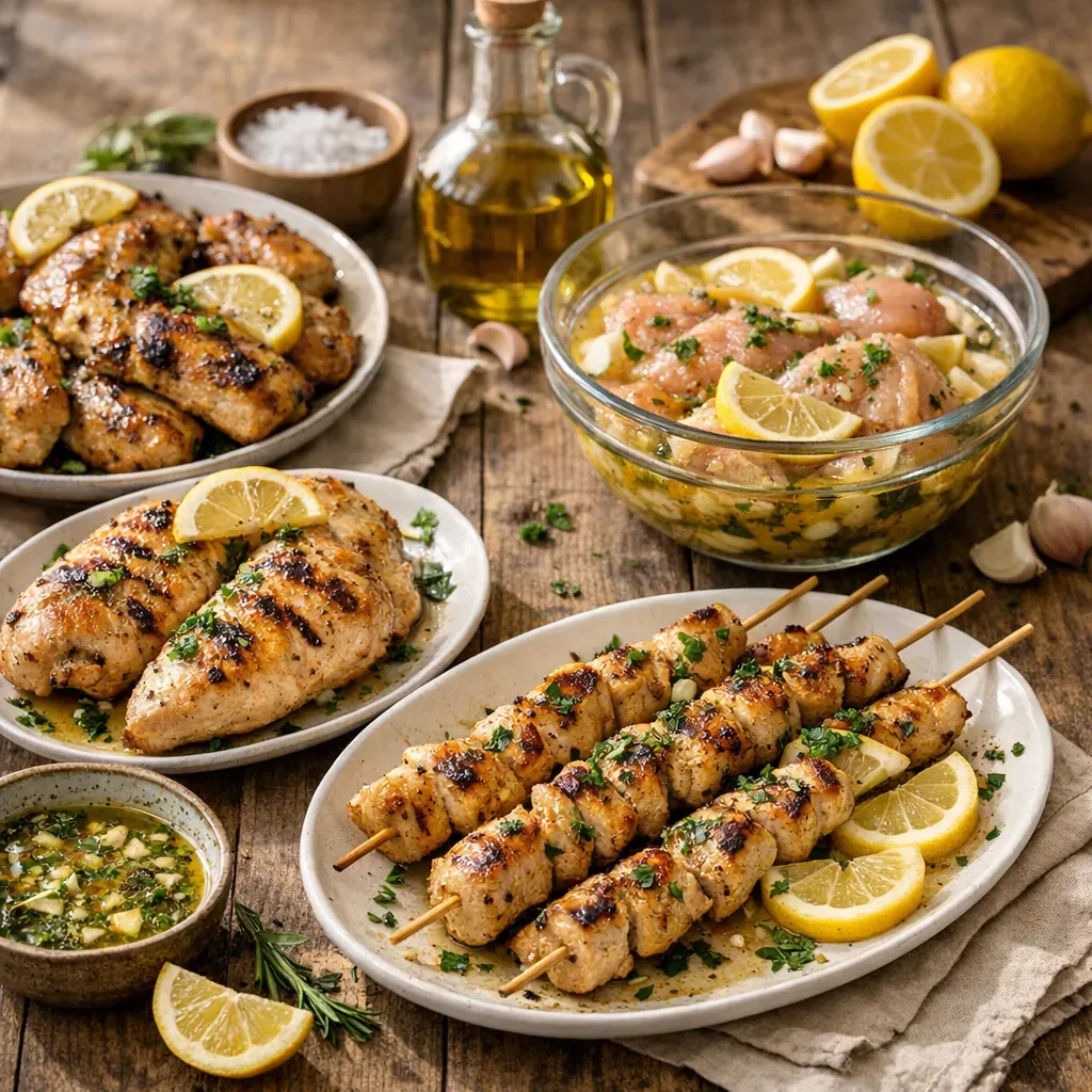 Filet de poulet, cuisses ou brochettes : adapter la recette