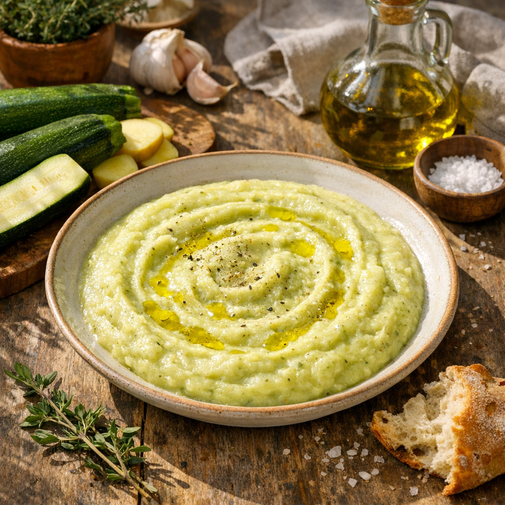La purée de courgettes et pommes de terre se réussit en 5 gestes