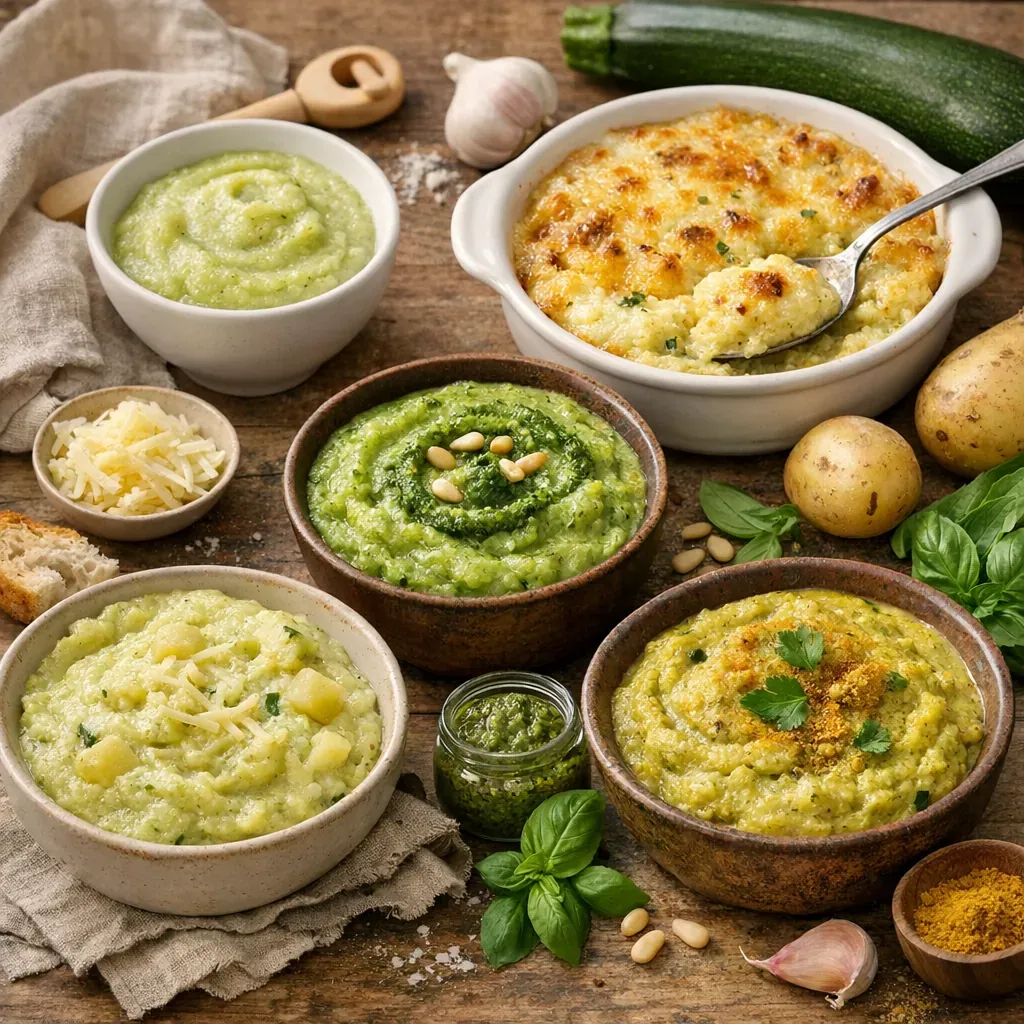 Variantes utiles : version bébé, gratinée, au fromage, pesto ou curry