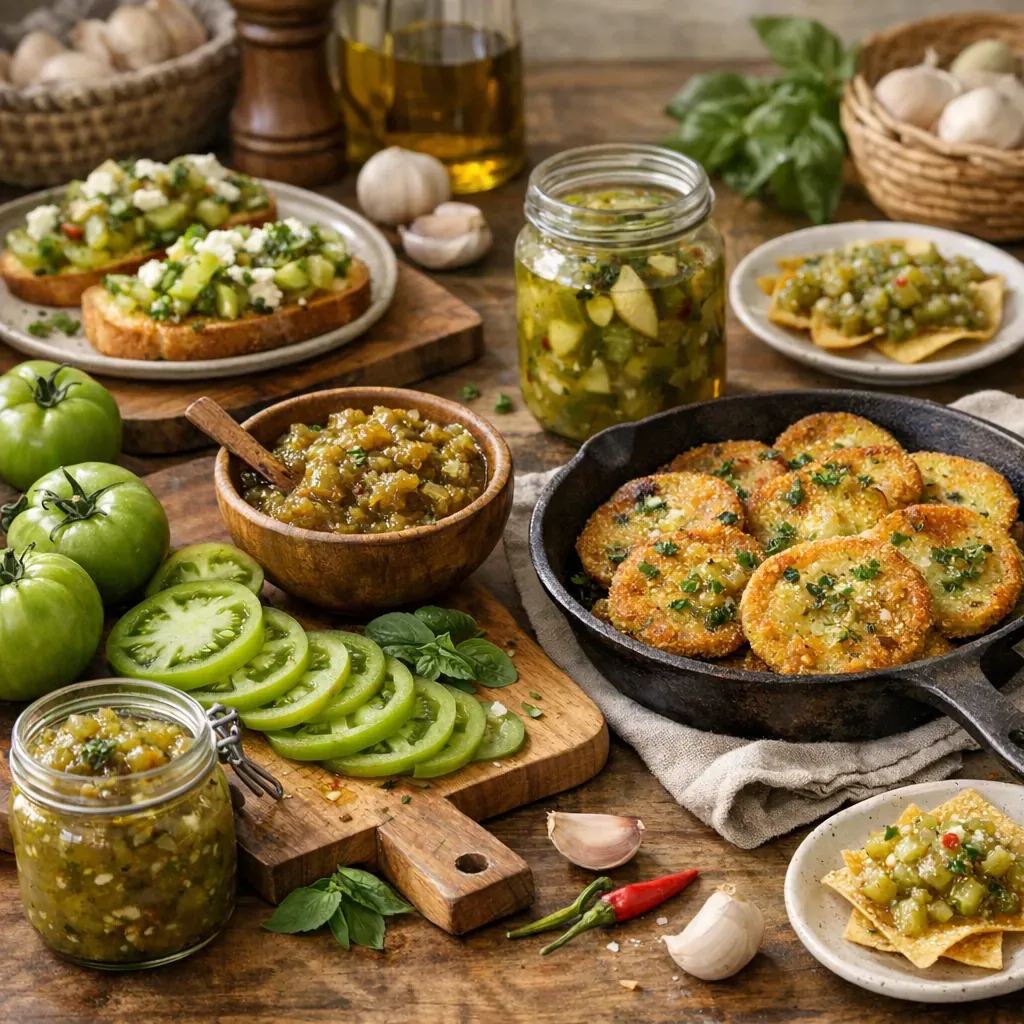 Recettes et astuces pour cuisiner les tomates vertes à toutes les sauces