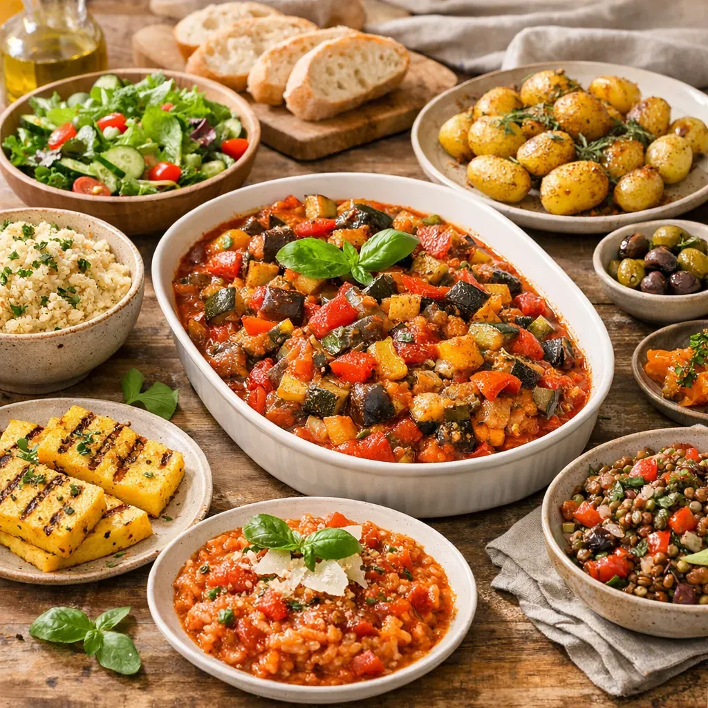 Accompagnement ratatouille sans viande : idées végétariennes pour un repas complet