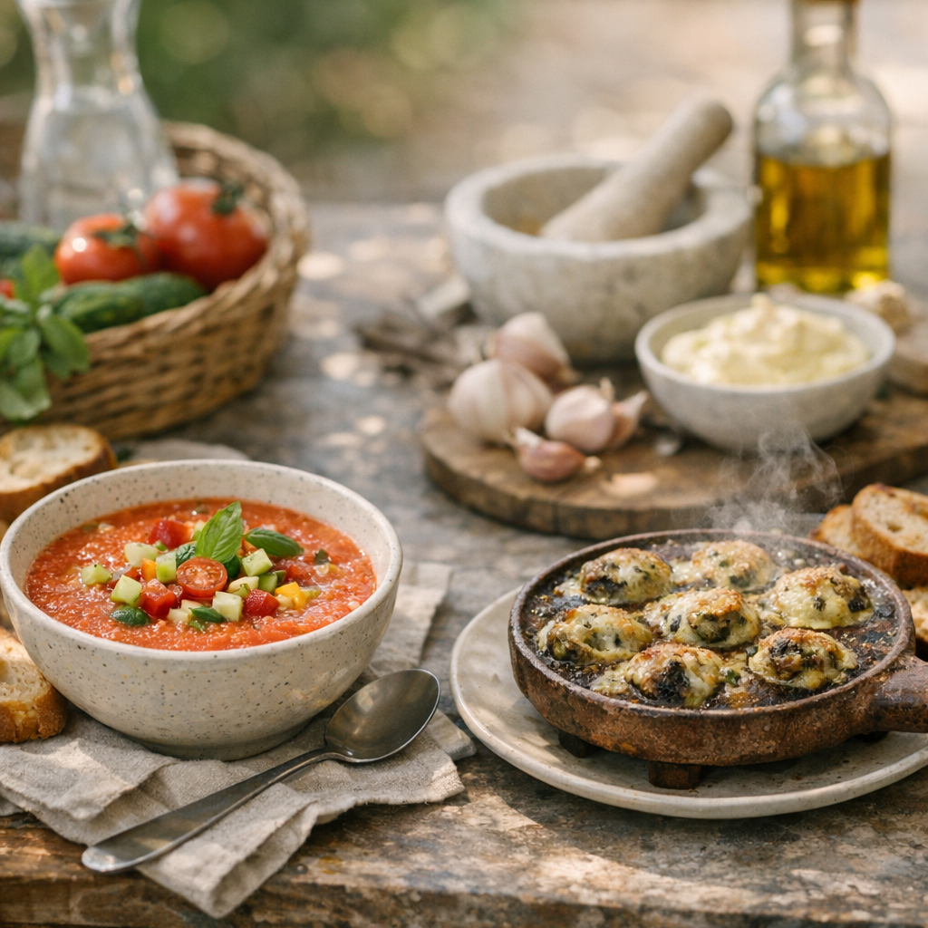 Soupe froide ou entrée chaude&nbsp;: décider avec la saison