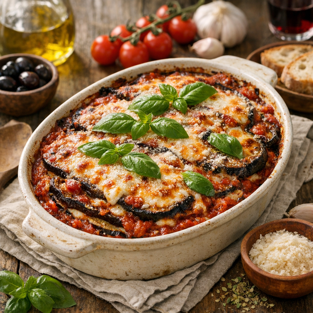 Cette recette d’Aubergines à la parmesane reste légère