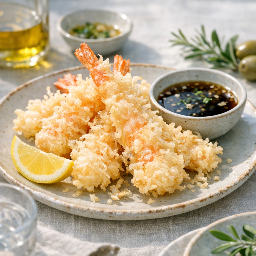 La recette des crevettes Tempura : pâte légère et sauce maison