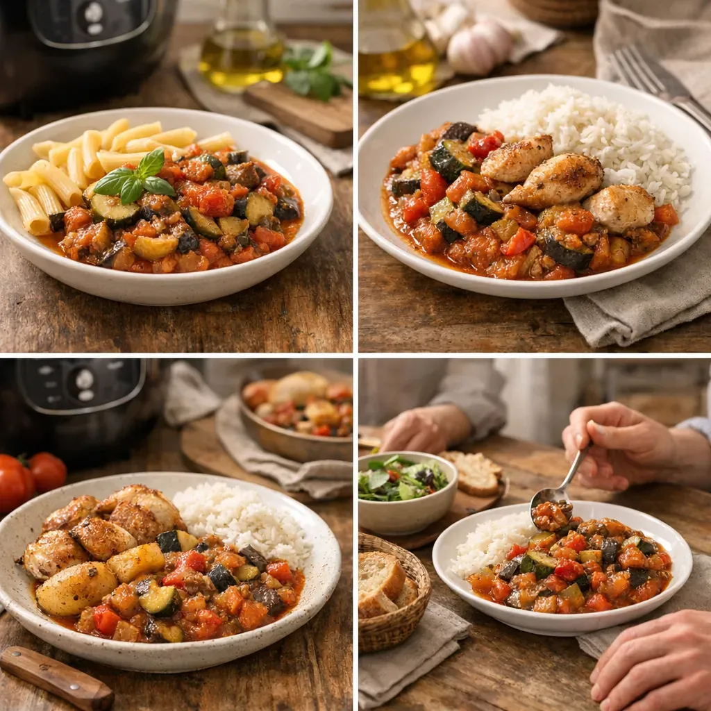 Variantes&nbsp;: WW, riz, poulet, pomme de terre ou 2 personnes