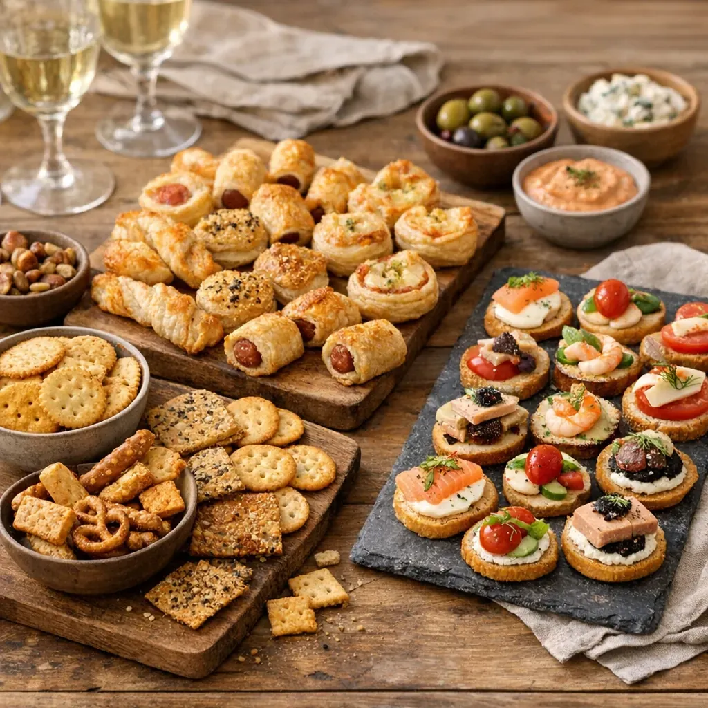 Biscuits, petits feuilletés ou canapés&nbsp; : quoi choisir selon votre apéro&nbsp; ?