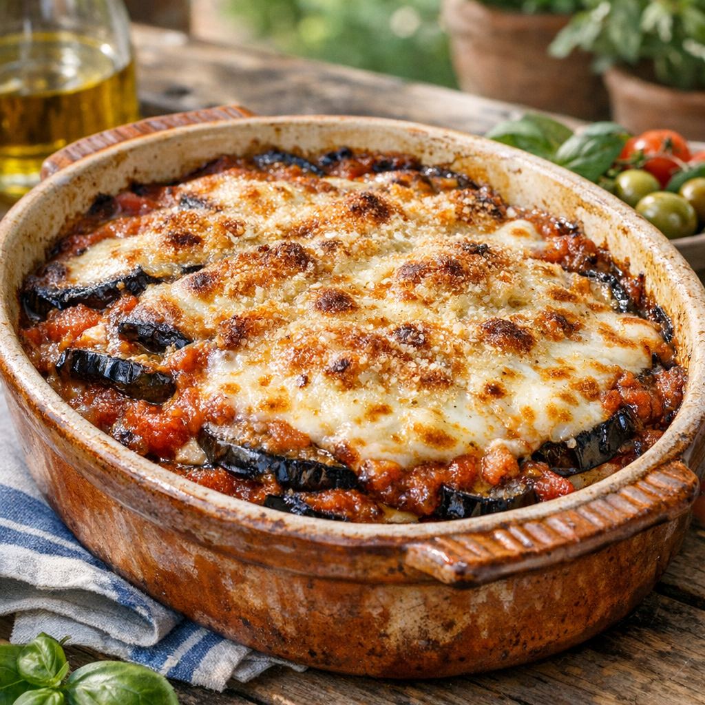Comment réussir un Gratin d’aubergine au four bien doré