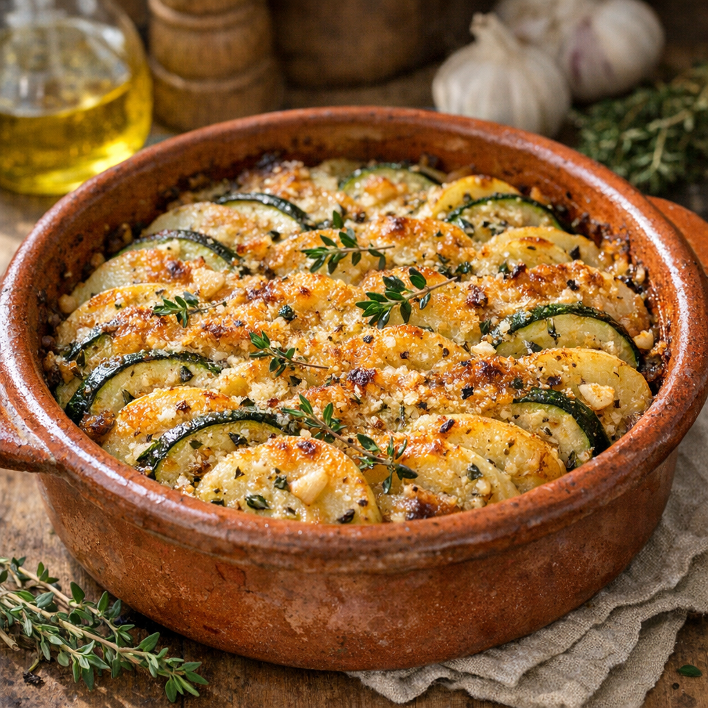 Cette recette de courgettes et pommes de terre change du gratin