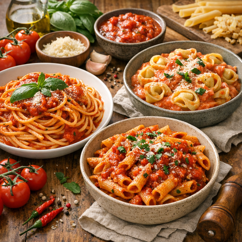 Quelle pâte avec quelle sauce tomate ?