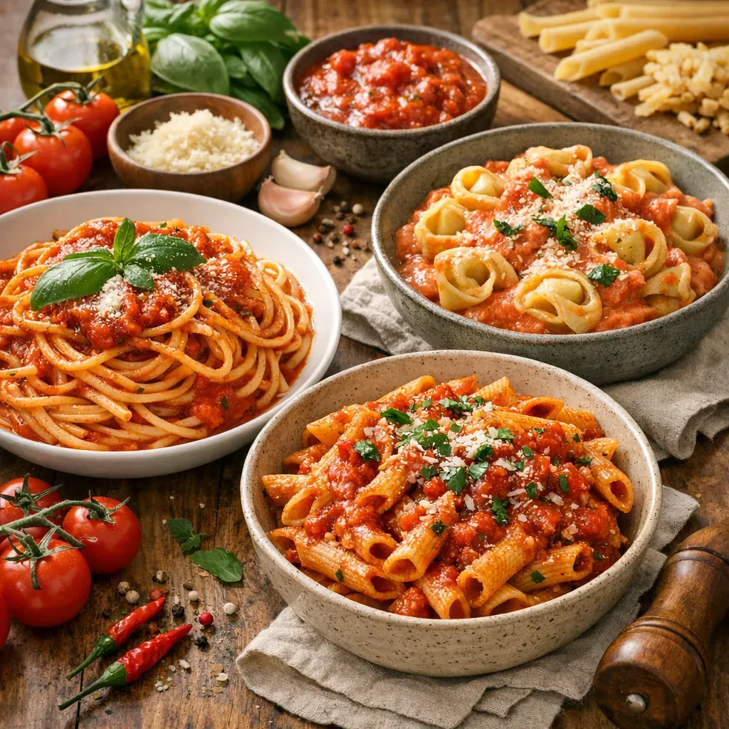 Quelle pâte avec quelle sauce tomate&nbsp; ?