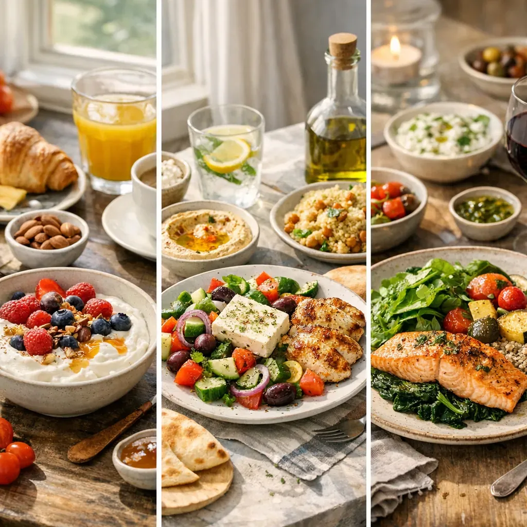 Quel petit-déjeuner, déjeuner et dîner adopter pour commencer sans rester dans l’abstrait ?